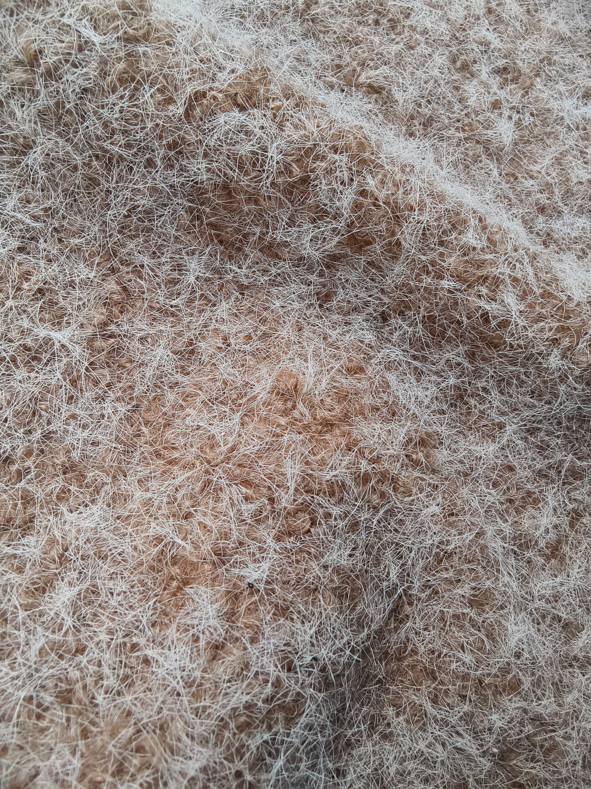 Maille bouclée effet lainage en polyester – M93547