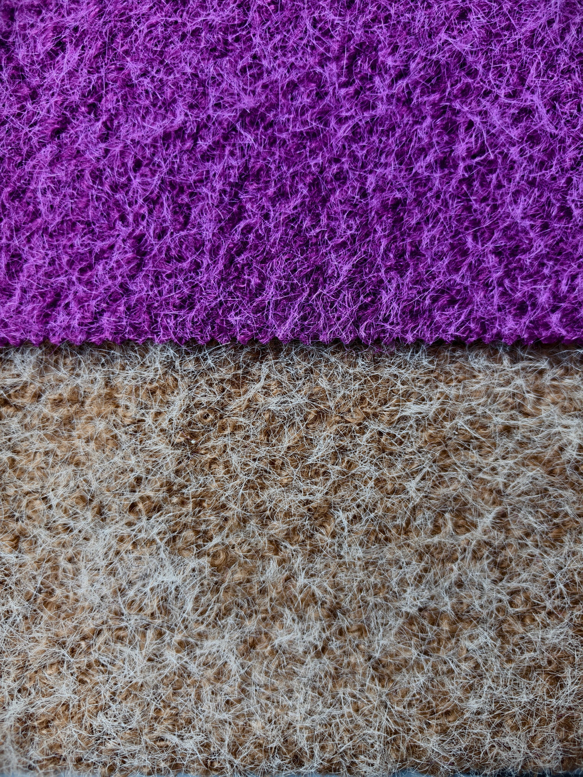Maille bouclée effet lainage en polyester – M93547
