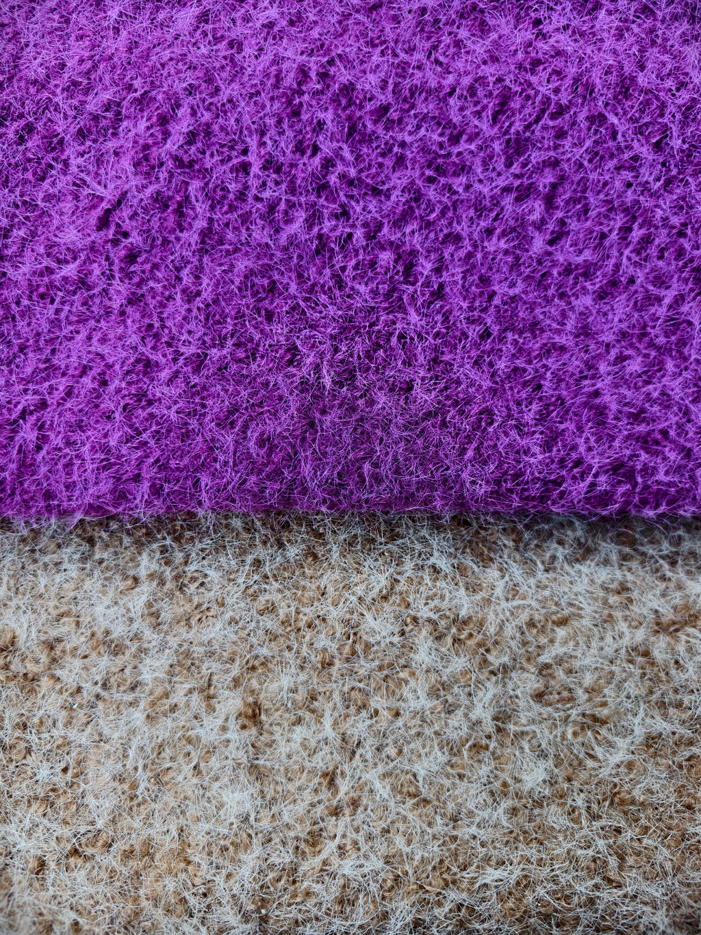 Polyester looped knit with a woolly effect – M93547