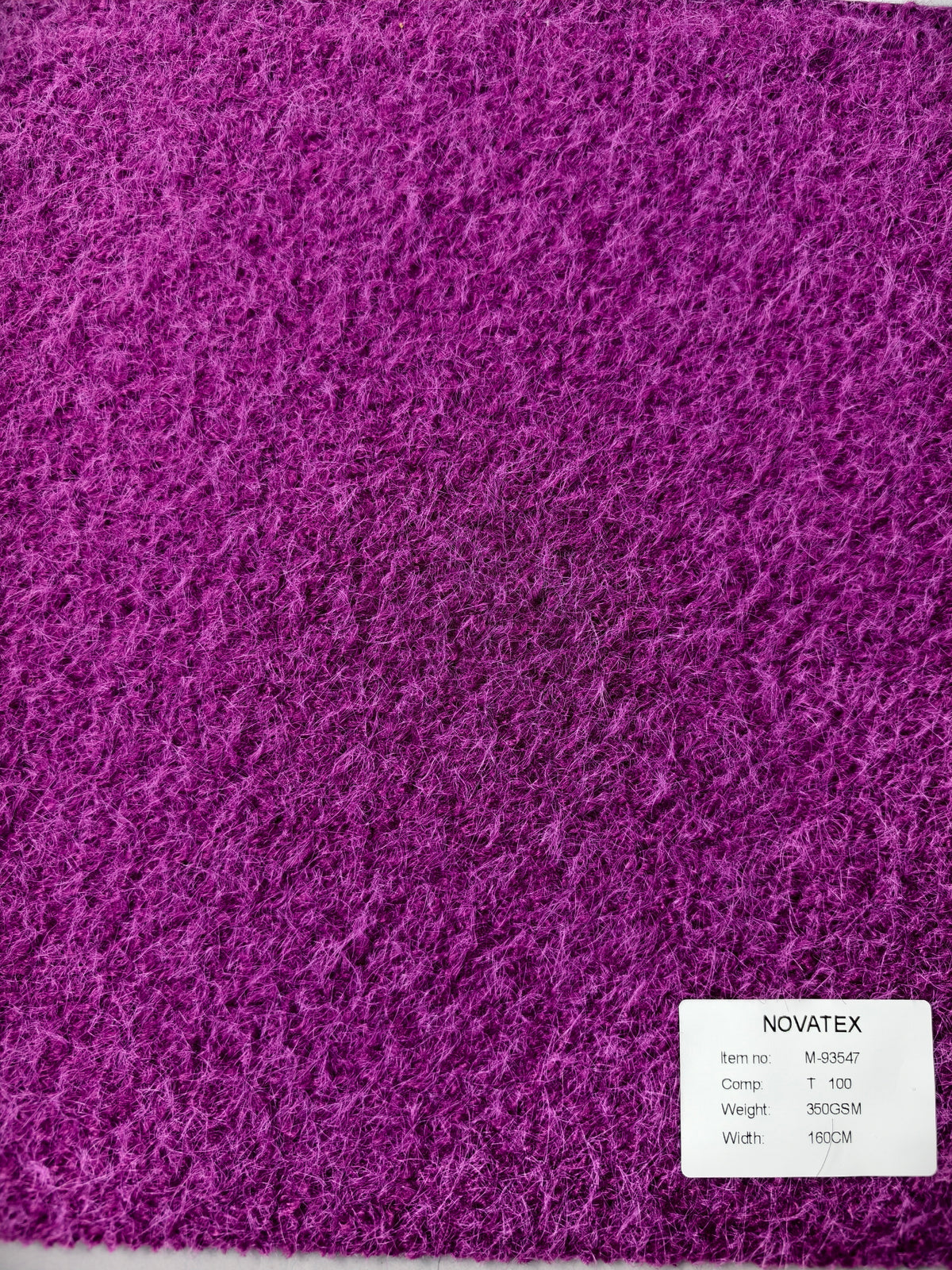 Maille bouclée effet lainage en polyester – M93547