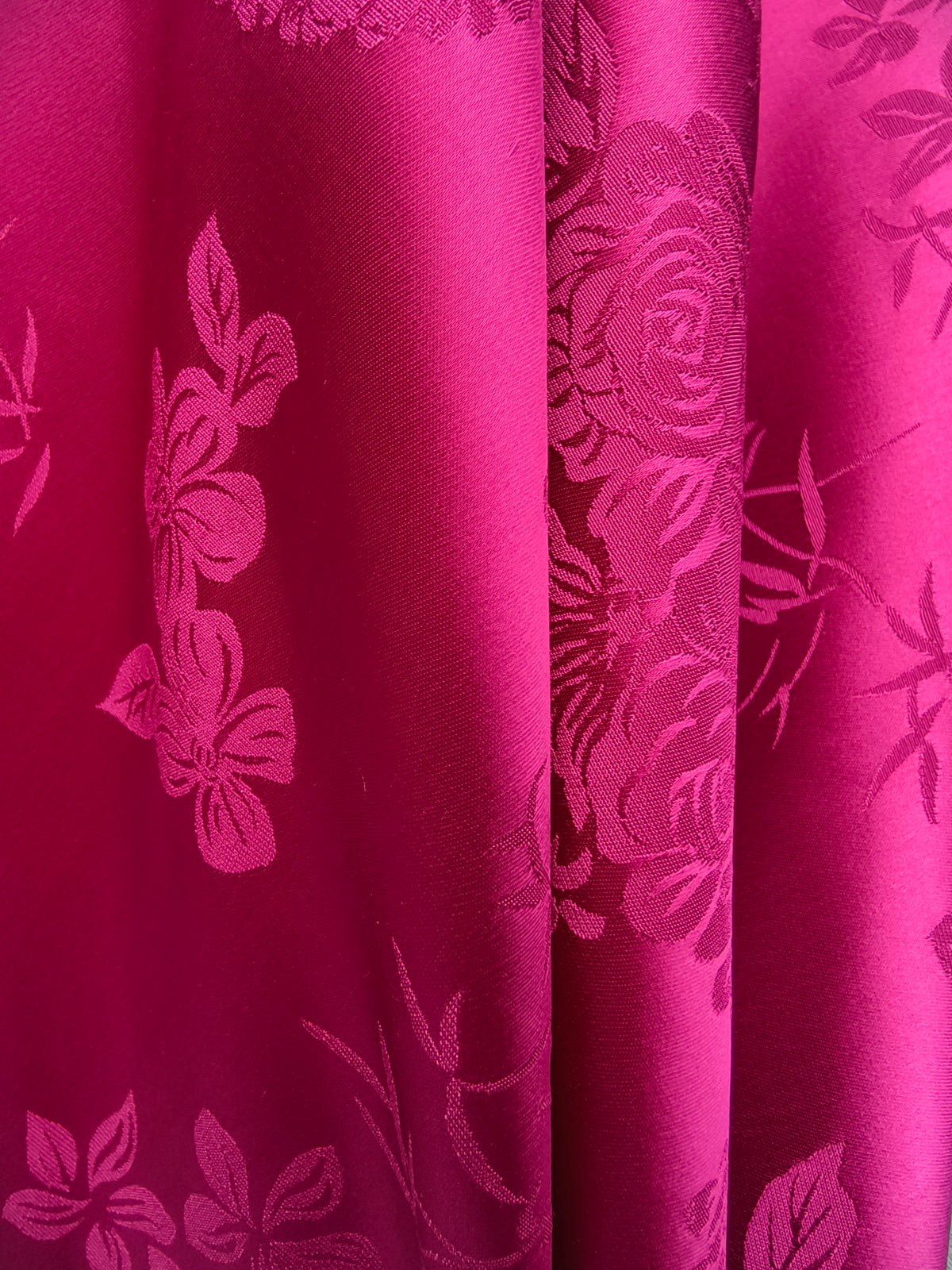 Polyester large pattern jacquard satin – M93788