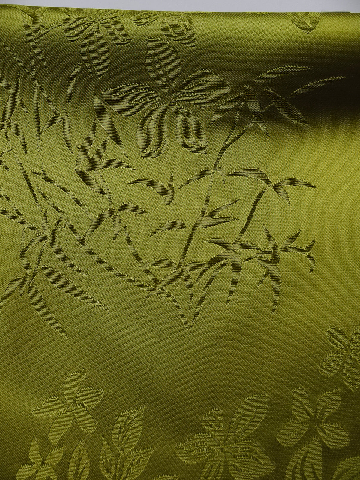 Satin jacquard à grand motif en polyester – M93788
