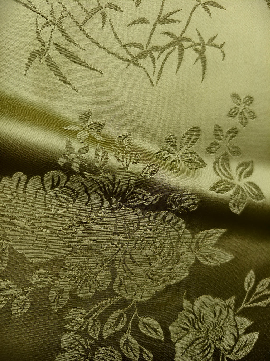 Polyester large pattern jacquard satin – M93788