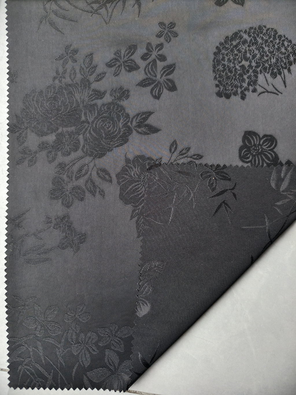 Polyester large pattern jacquard satin – M93788