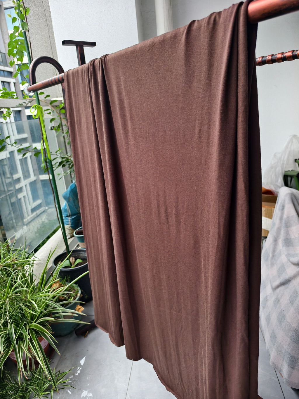 Jersey chaud en acrylique, viscose et élasthanne – M93486