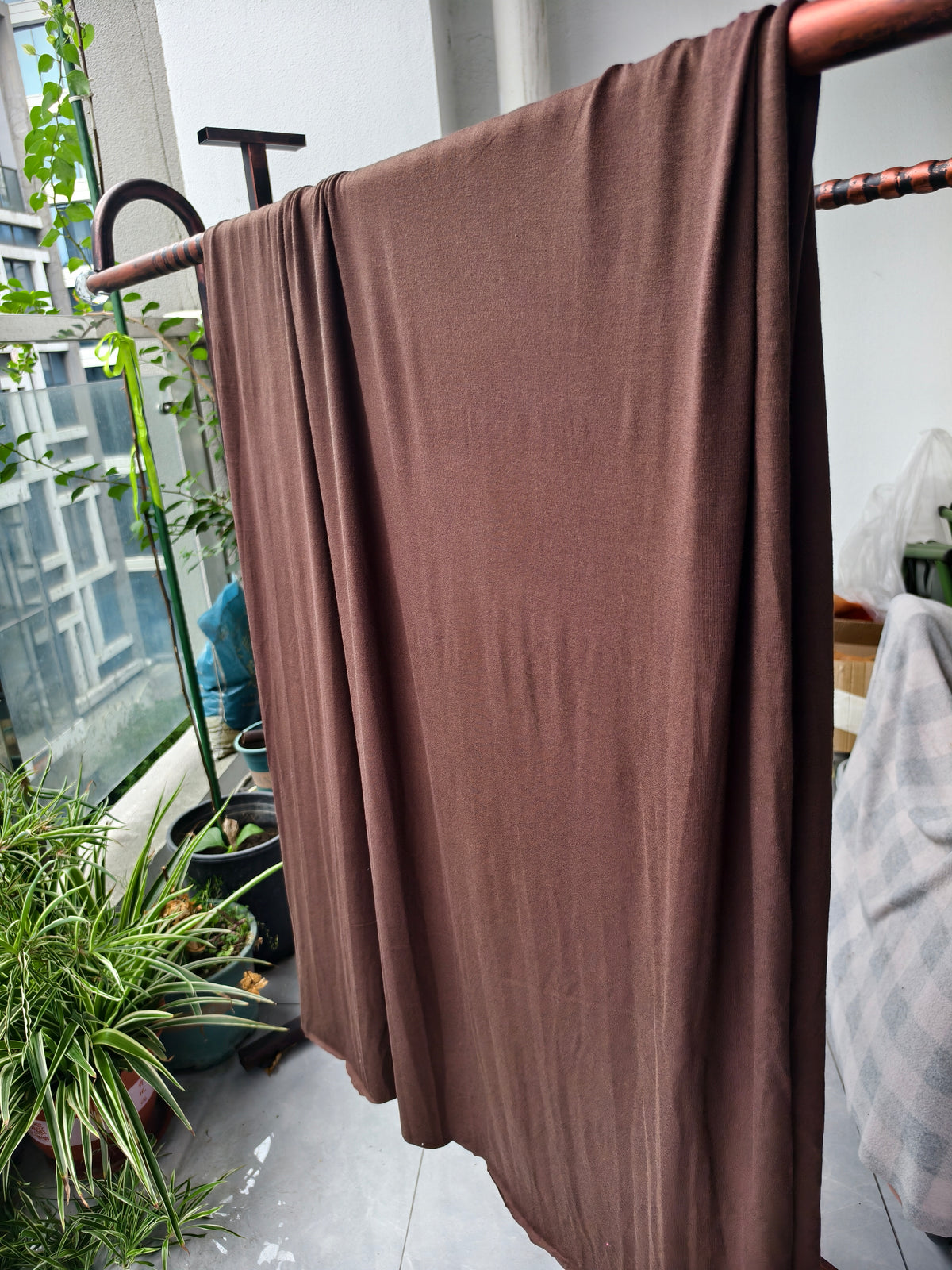 Jersey chaud en acrylique, viscose et élasthanne – M93486
