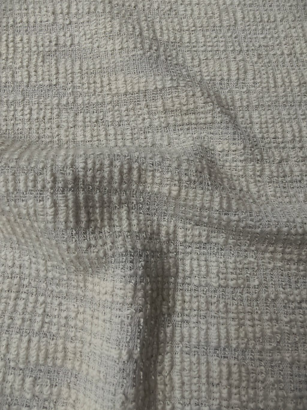 Tweed-style textured knit in cotton and polyester – M93557