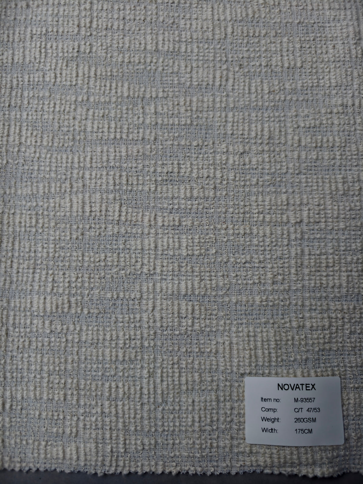 Maille texturée style tweed en coton et polyester – M93557