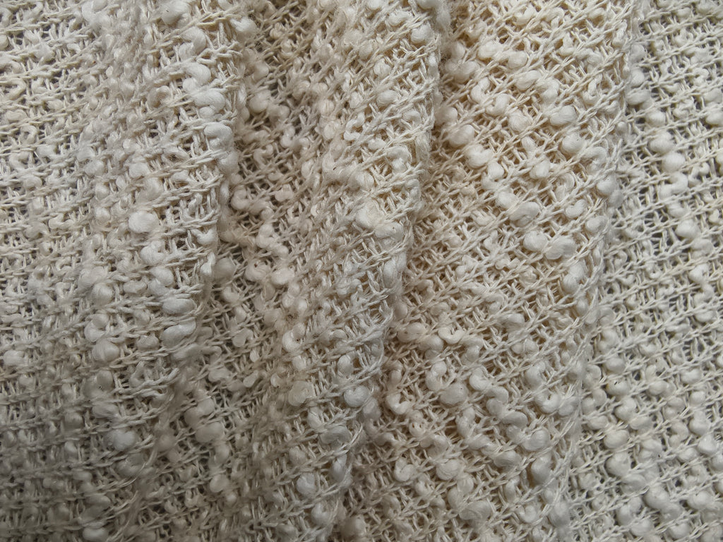 Maille texturée effet tweed en coton et polyester – M93570