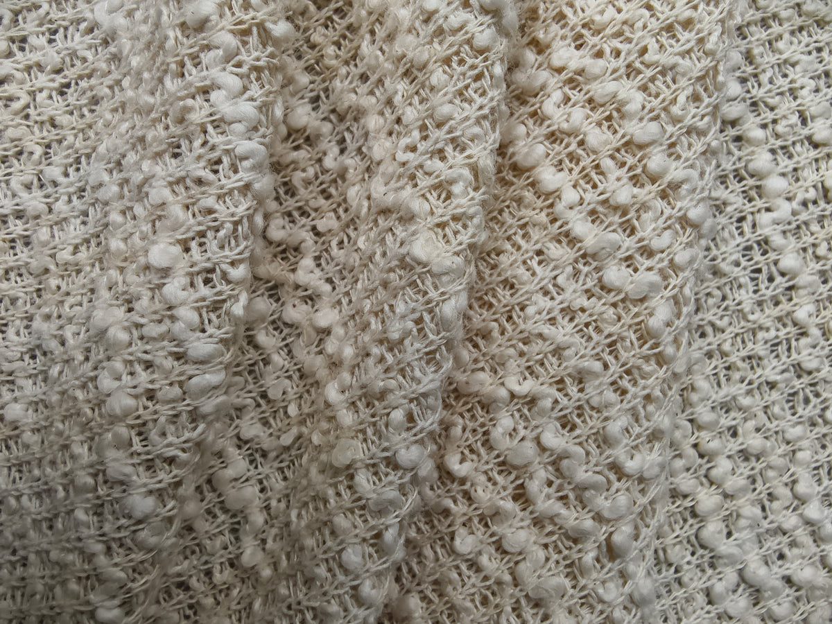 Maille texturée effet tweed en coton et polyester – M93570