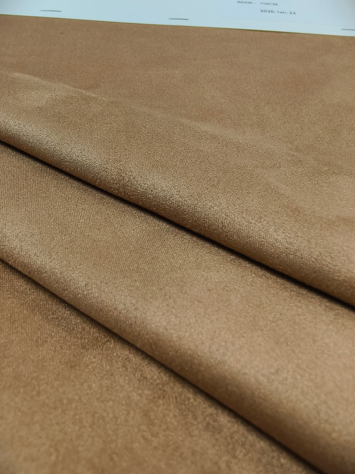 Maille double face effet suédé en polyester et élasthanne – M93636