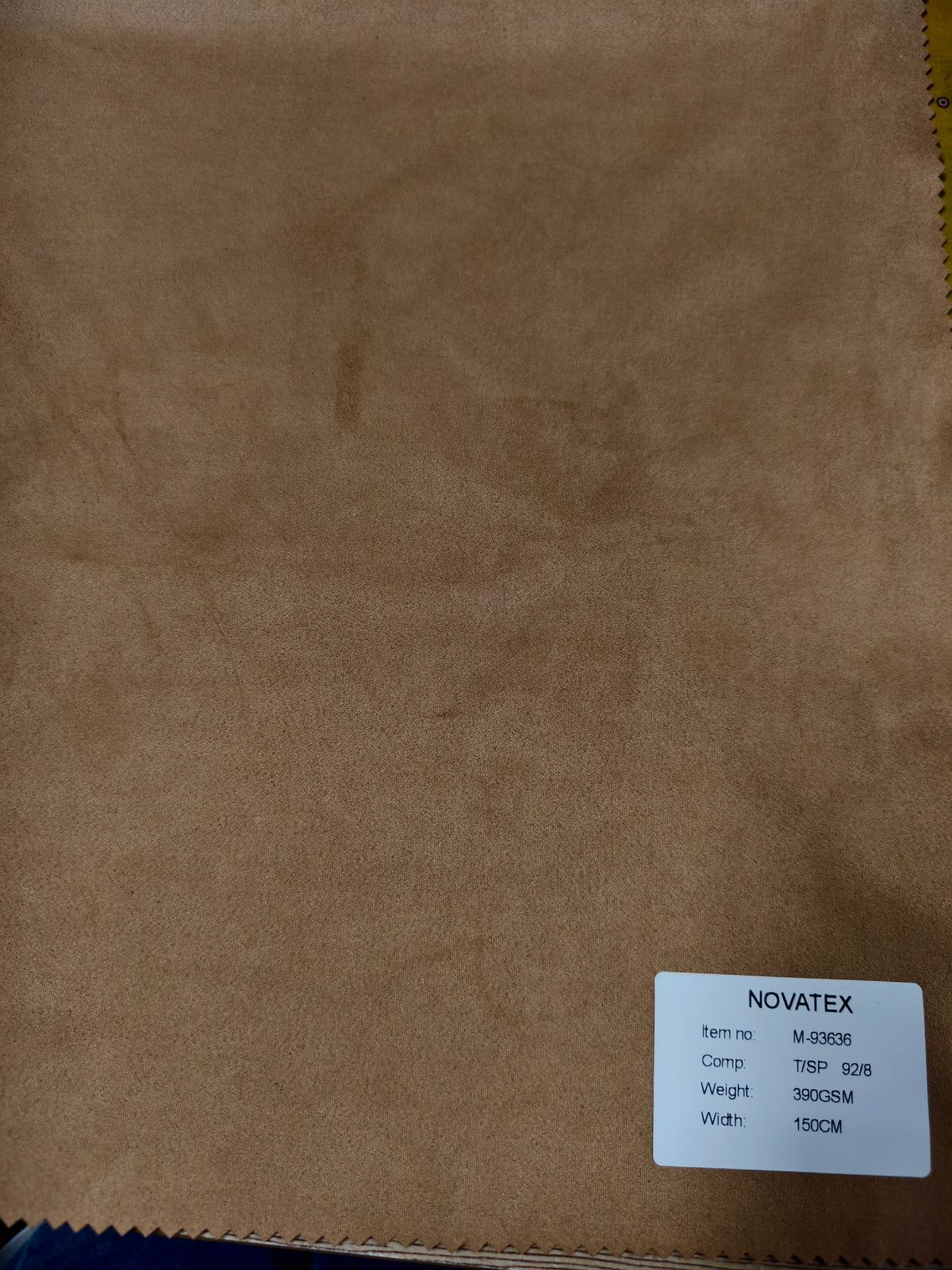 Double-sided suede-effect knit in polyester and elastane – M93636