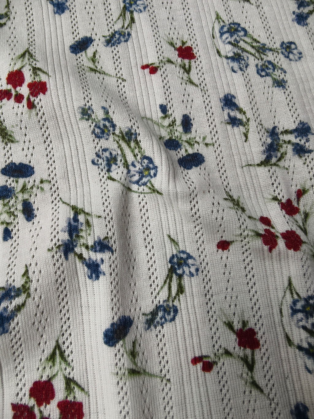 Maille côtelée imprimable en coton et polyester – M93188