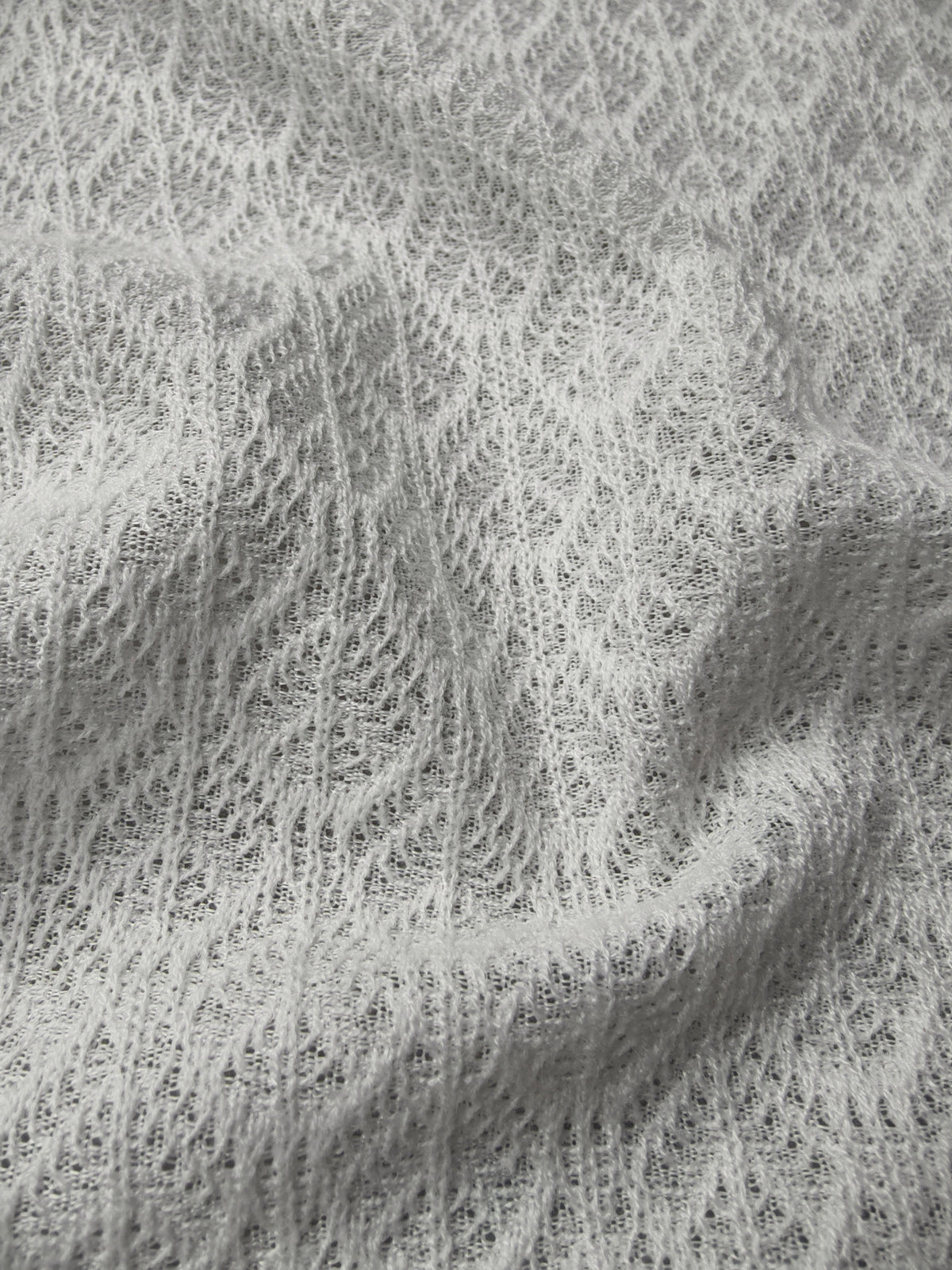 Maille jacquard en polyester, viscose et élasthanne – M93633