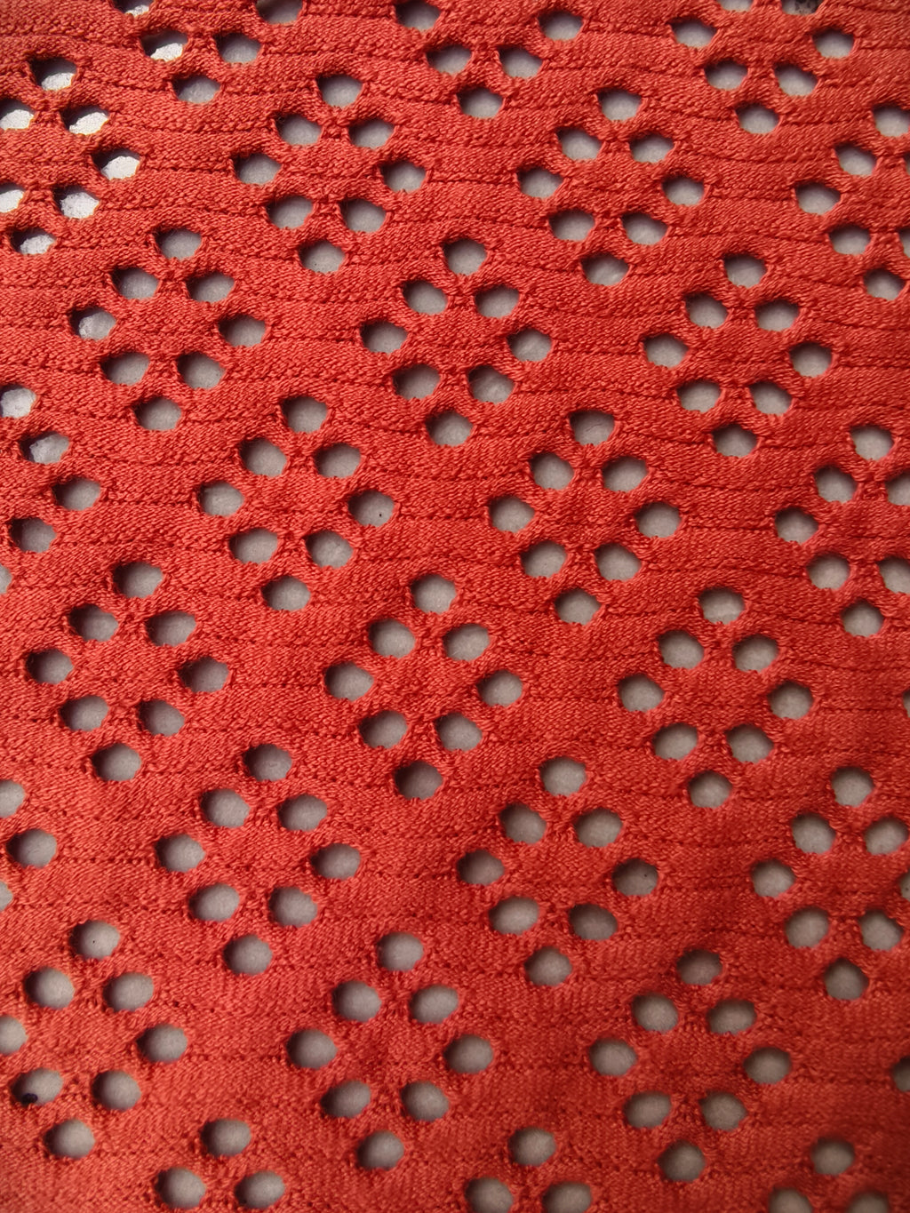 Cotton and elastane openwork knit – M93849