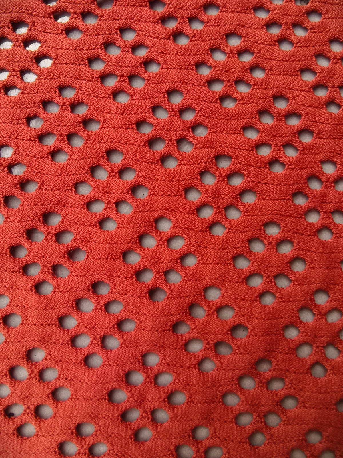 Cotton and elastane openwork knit – M93849