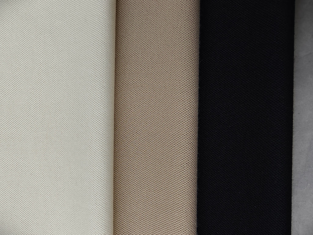 Double-sided viscose, polyester, and elastane twill knit – M93574