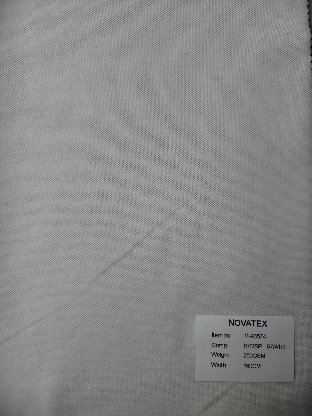 Double-sided viscose, polyester, and elastane twill knit – M93574