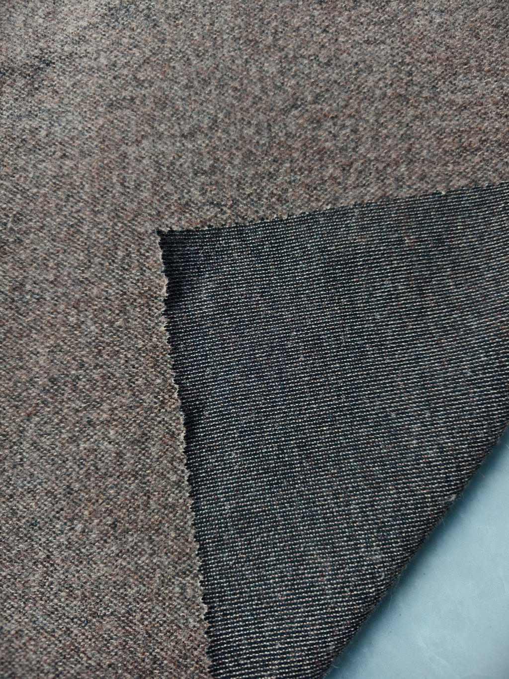 Brushed looped knit with wool – M93865