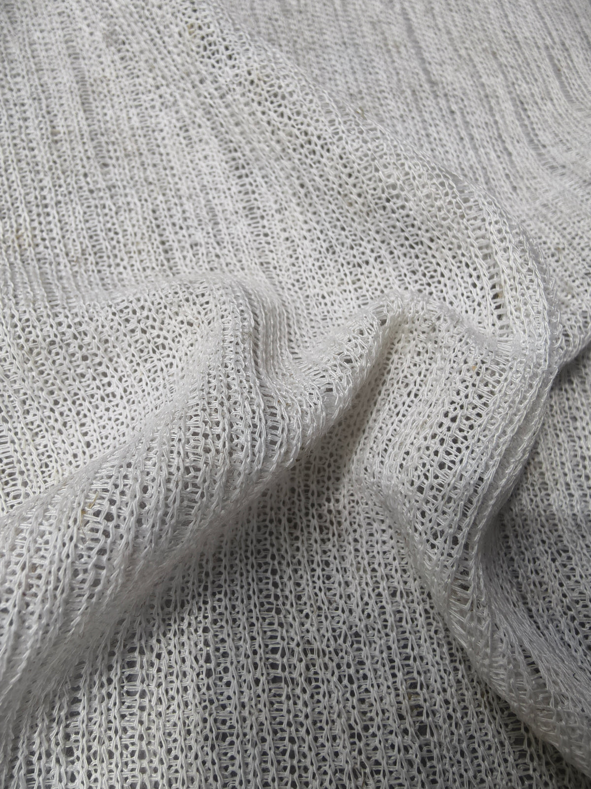 Maille jacquard en polyester et lin – M93631