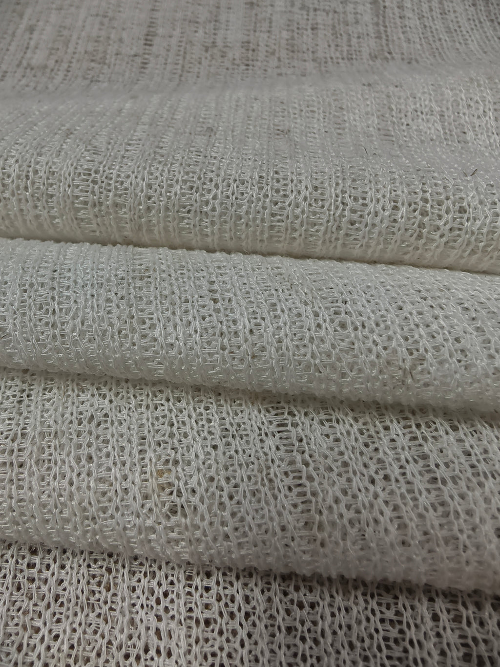 Maille jacquard en polyester et lin – M93631