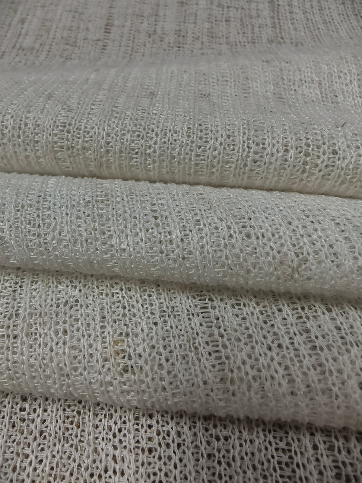 Maille jacquard en polyester et lin – M93631