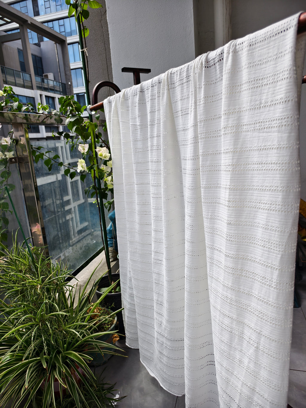 Maille jacquard en coton stretch – M93867