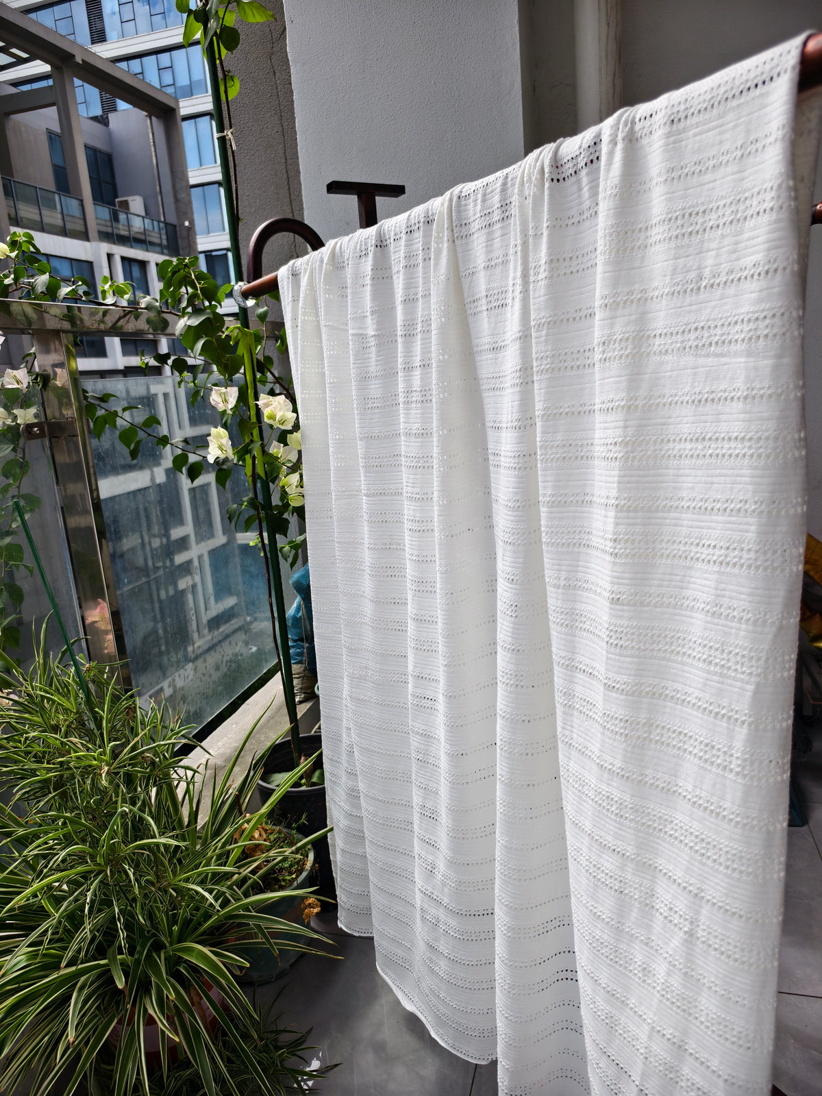 Maille jacquard en coton stretch – M93867