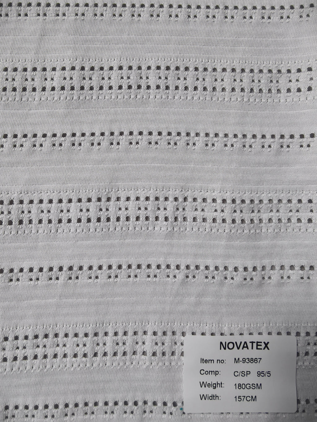 Maille jacquard en coton stretch – M93867