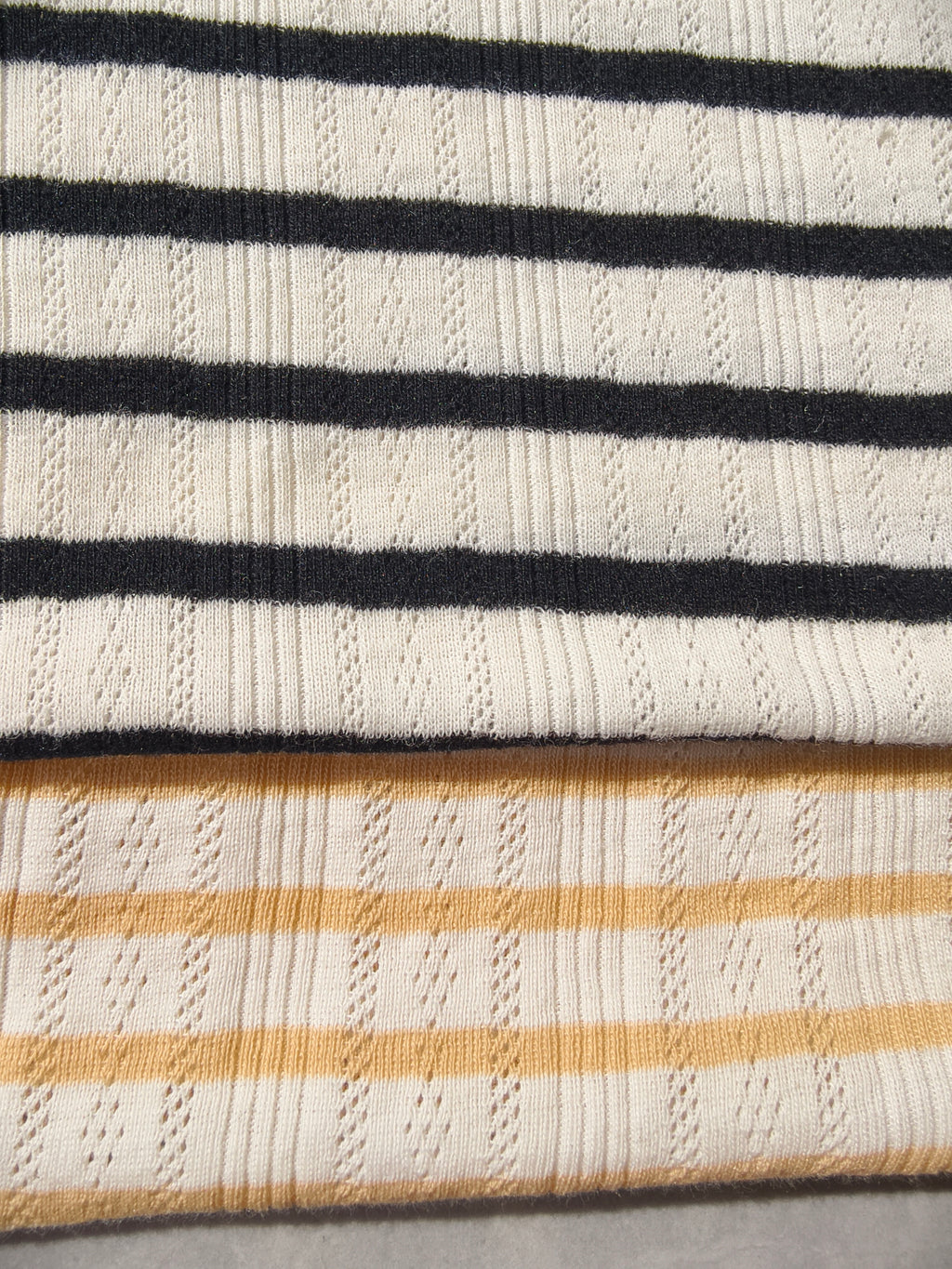 Maille côtelée transfer en coton mélangé – M93175