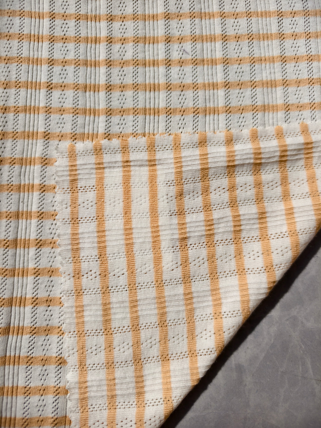 Maille côtelée transfer en coton mélangé – M93175