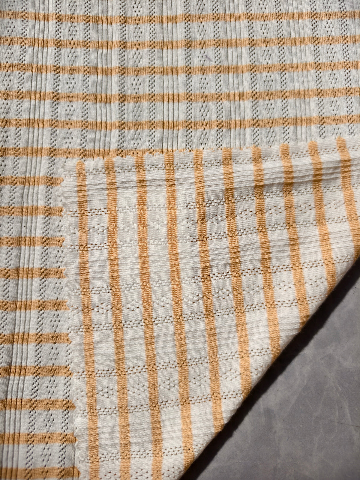 Maille côtelée transfer en coton mélangé – M93175