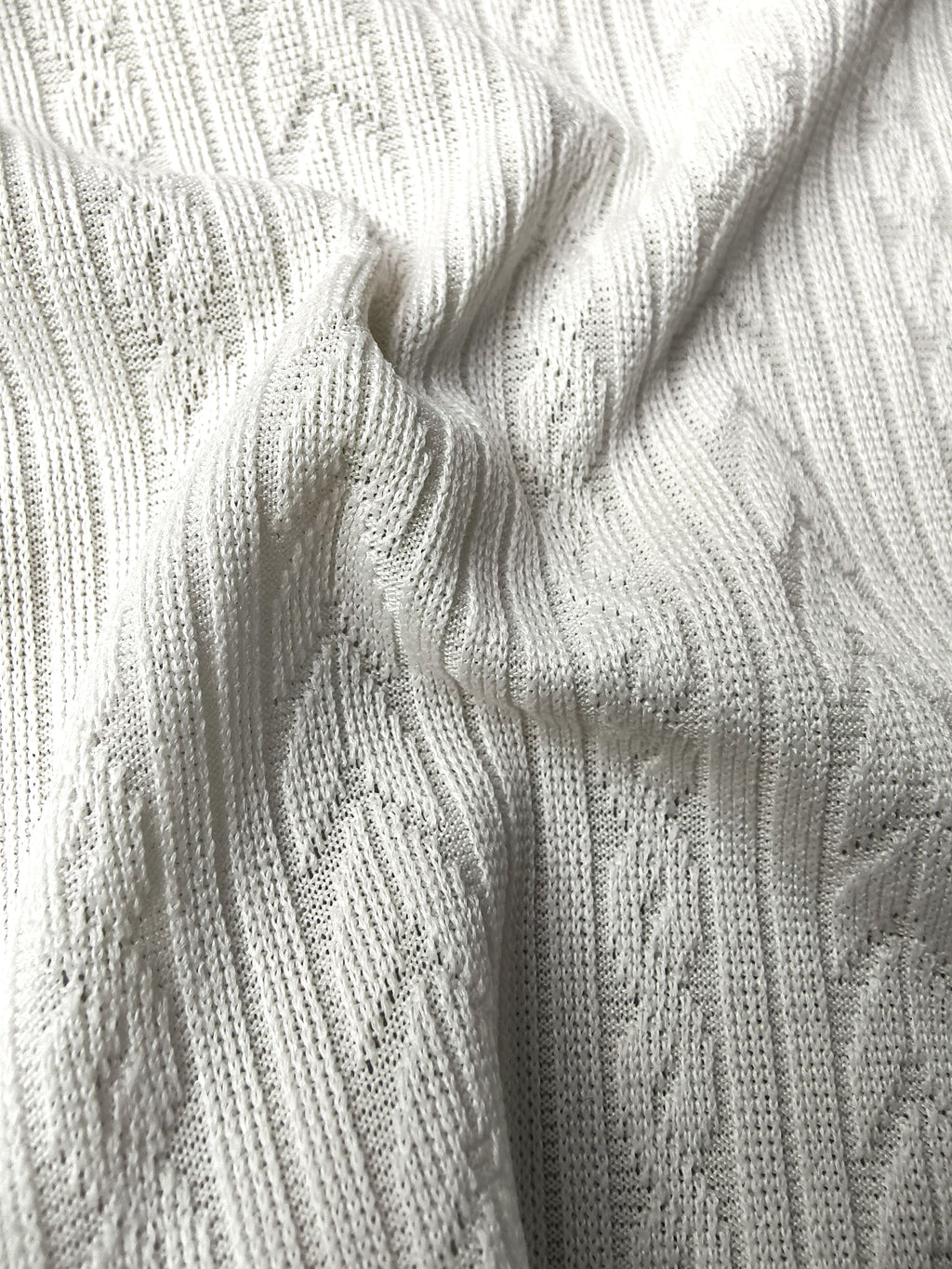 Maille côtelée transférée douce et extensible – M93213