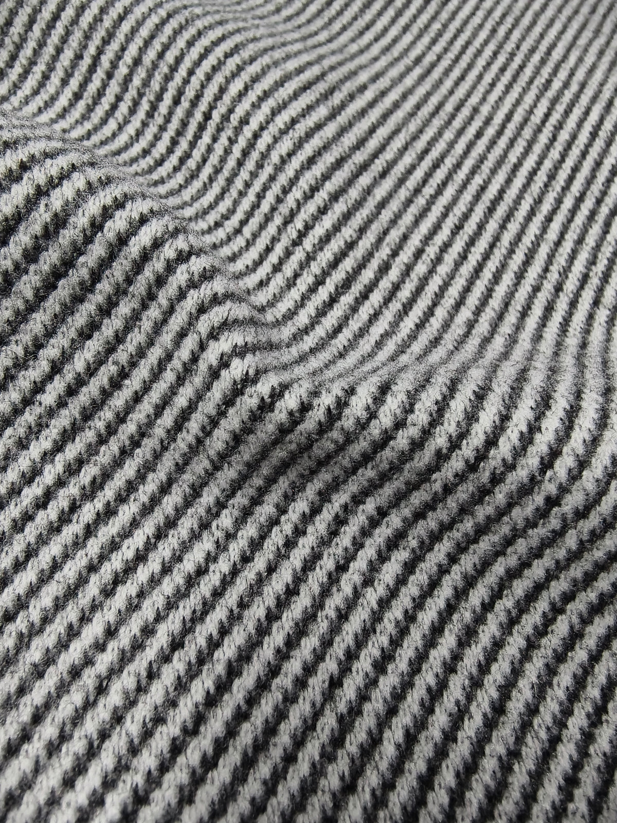Maille sergée grattée à effet lainage - M93874