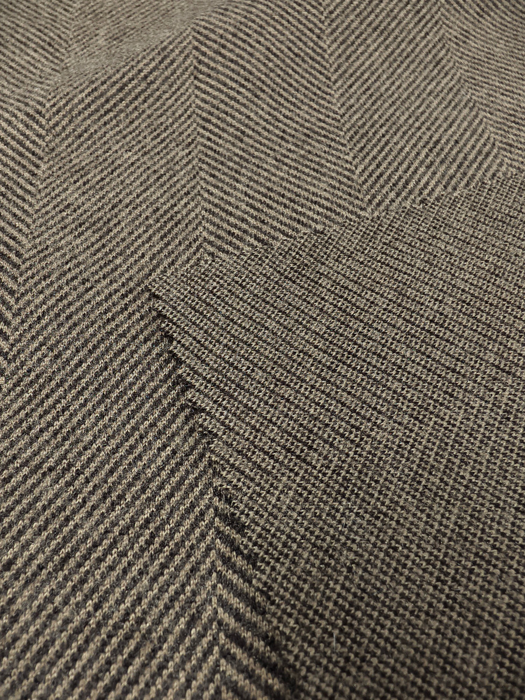 Maille effet laine à motif chevron  - M93875