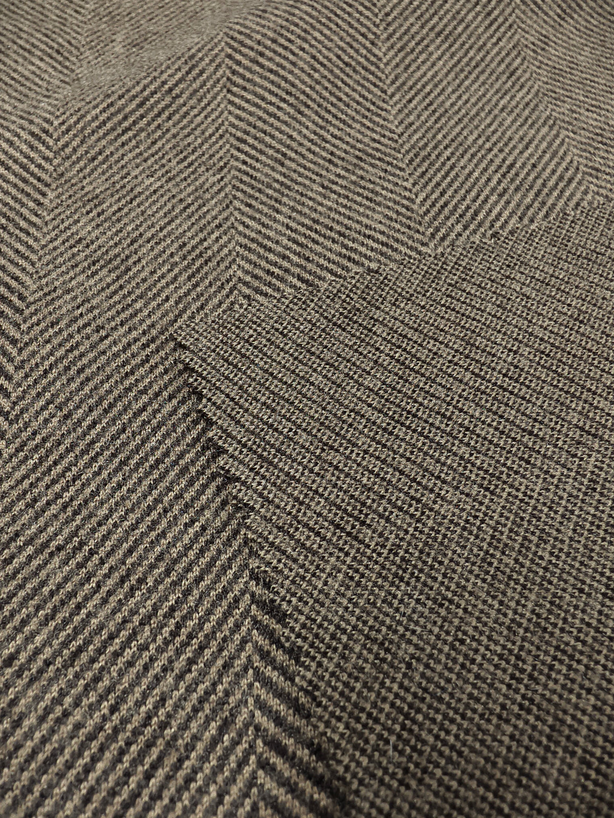 Maille effet laine à motif chevron  - M93875