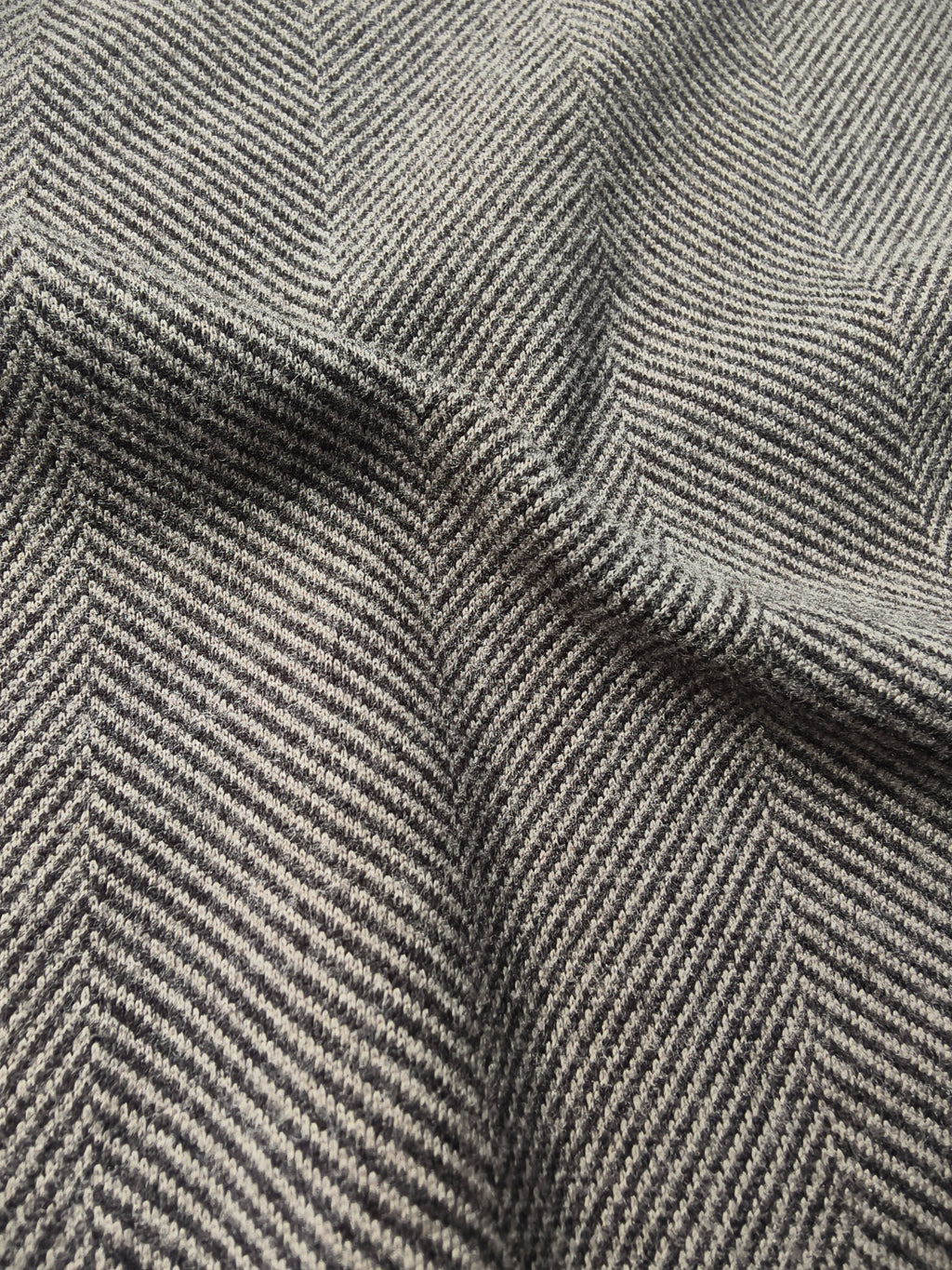Maille effet laine à motif chevron  - M93875