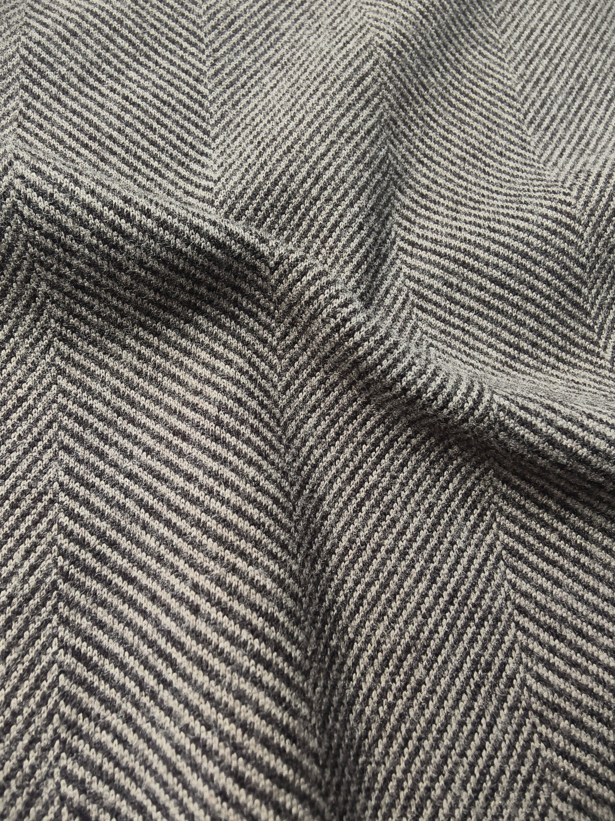 Maille effet laine à motif chevron  - M93875