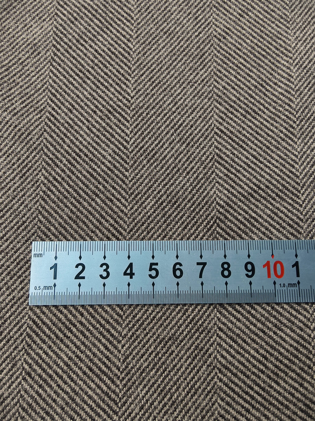 Maille effet laine à motif chevron  - M93875