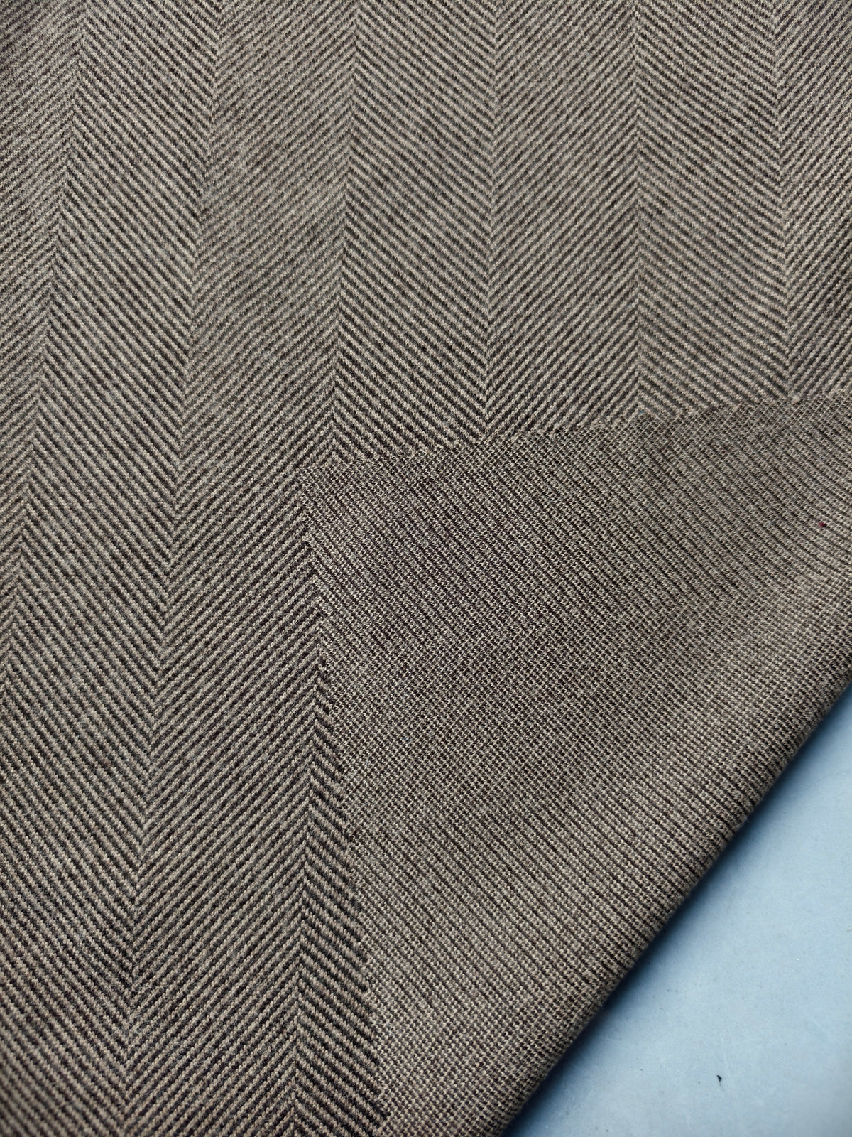 Maille effet laine à motif chevron  - M93875