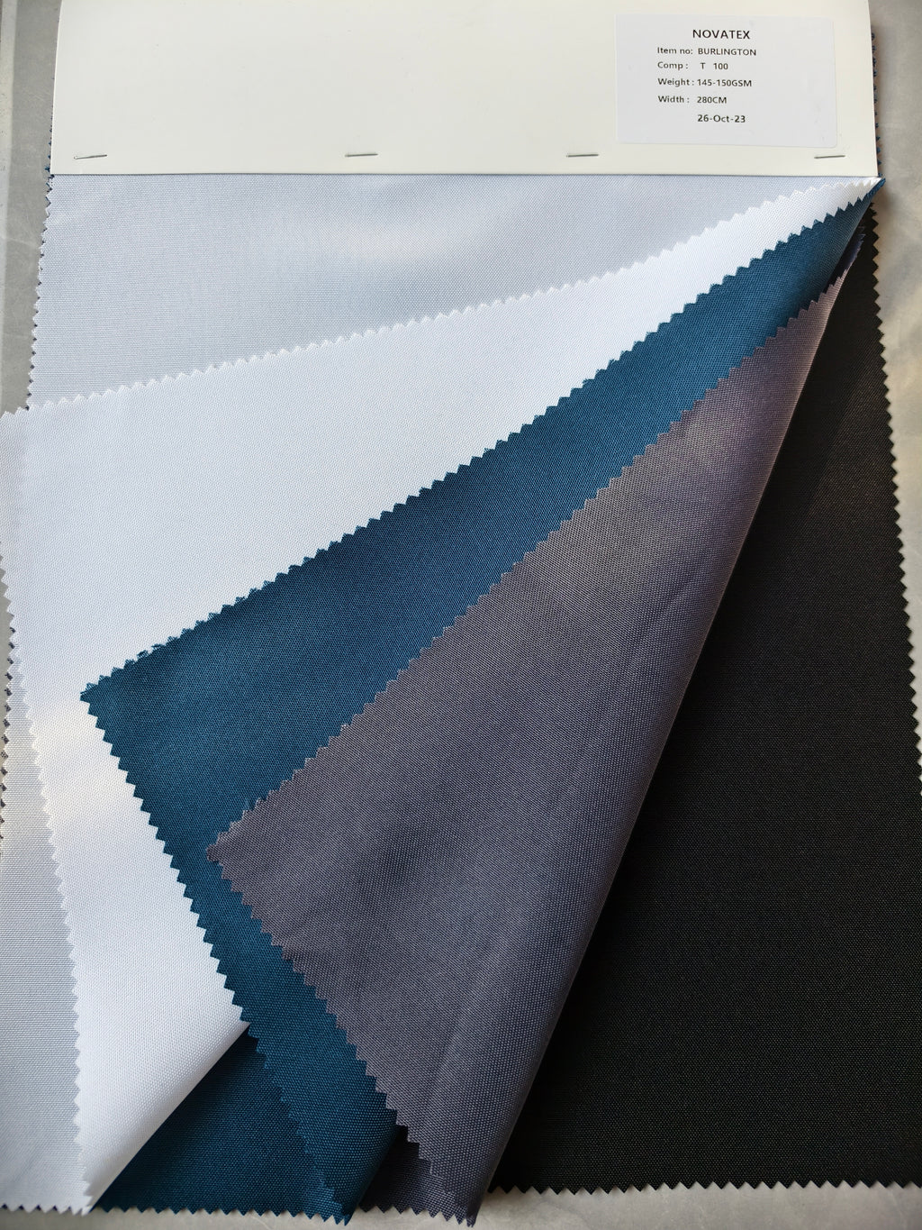 Tissu Burlington grande largeur – 100 % polyester – 280 cm – 150 g/m²
