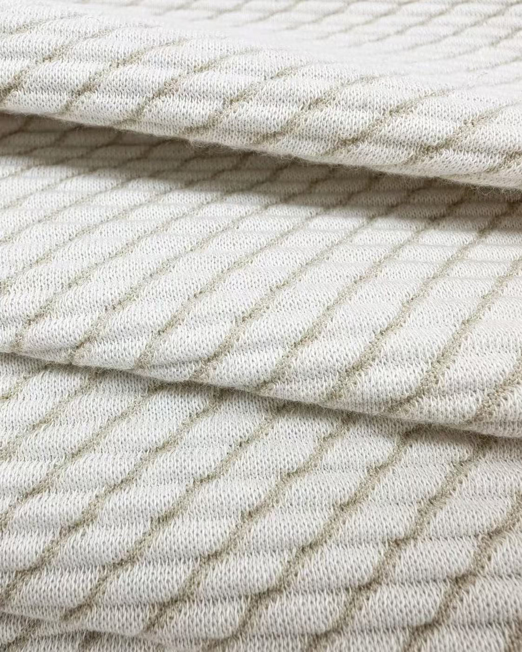 Textured cotton blend jacquard knit – M93493