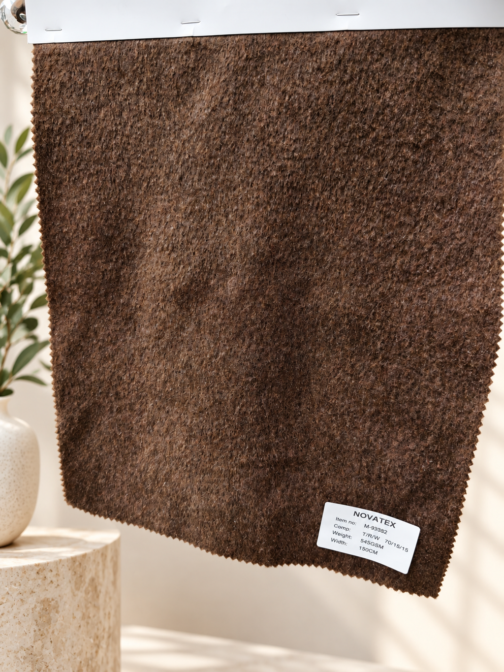 Brushed double-faced knit with wool – M93862