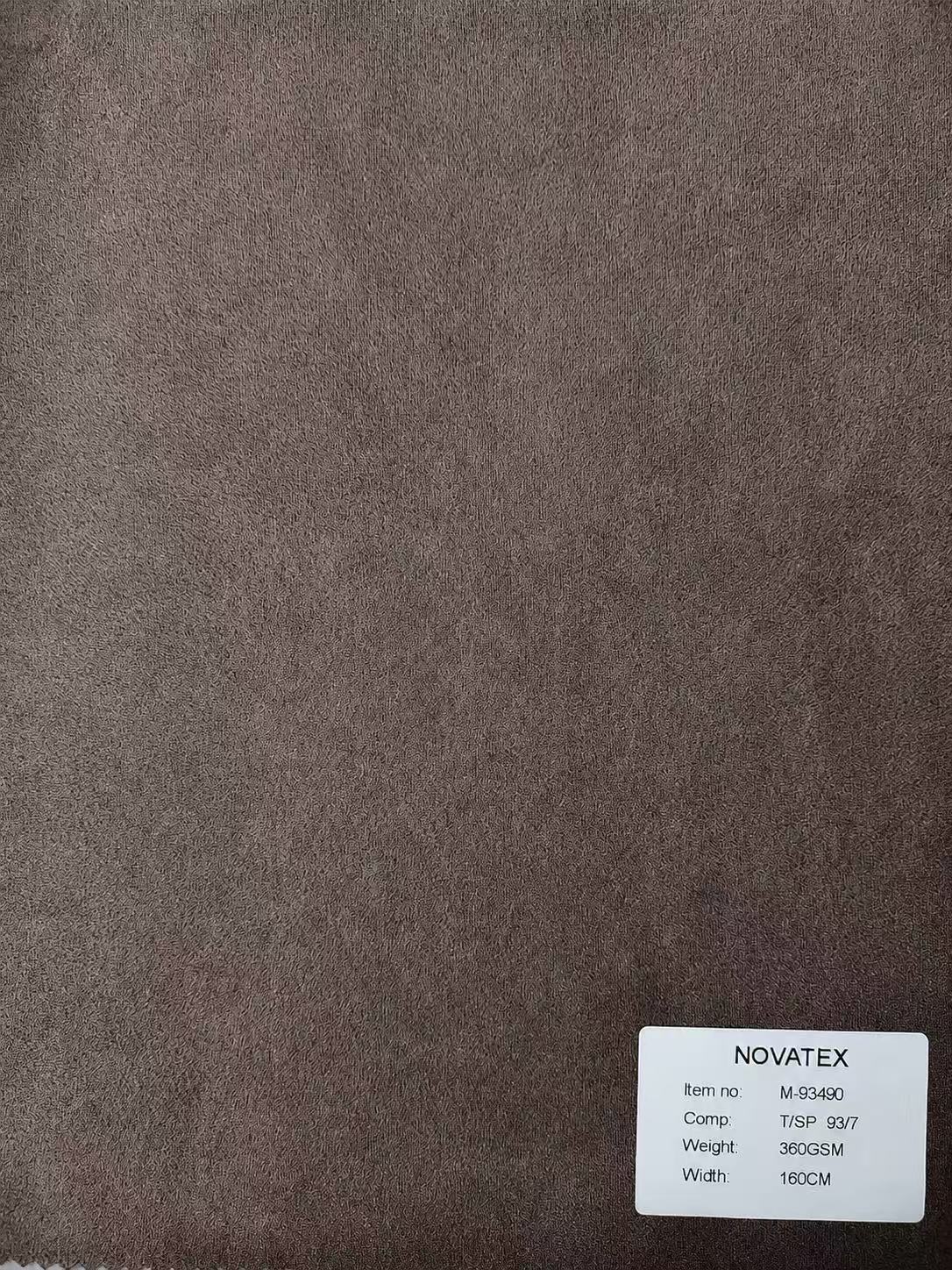 Scuba suédé en polyester et élasthanne – M93490
