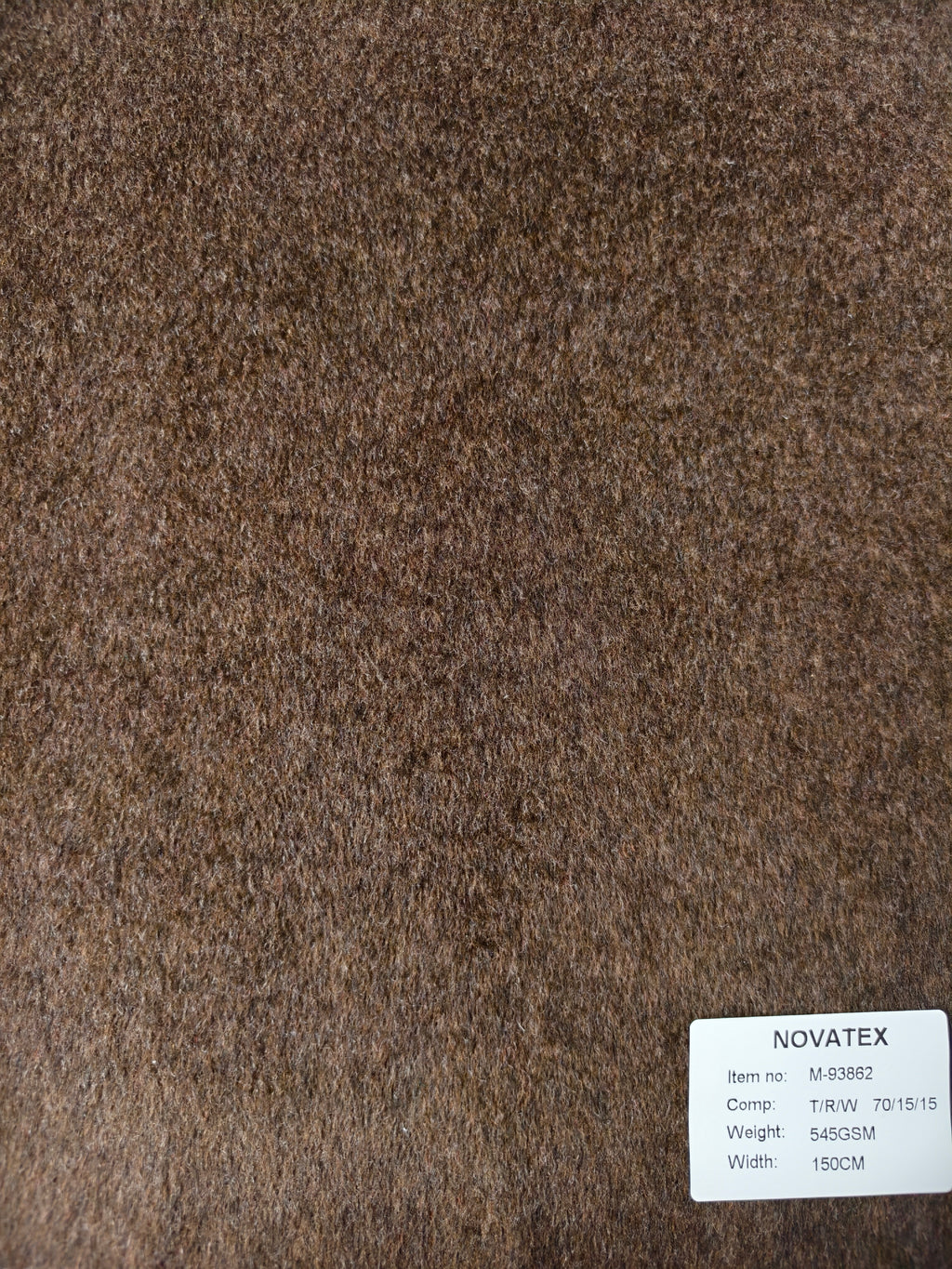 Brushed double-faced knit with wool – M93862